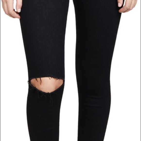 Reformation Serena High Skinny Jeans Black - Picture 4 of 13